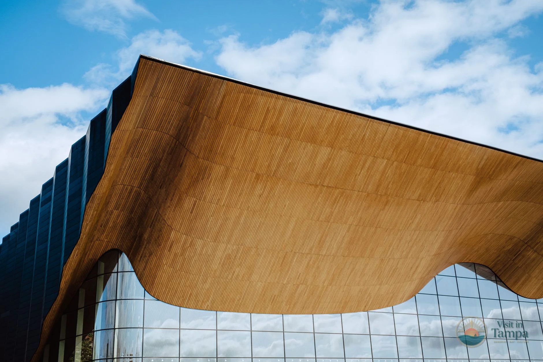 Exterior of the Straz Center for the Performing Arts in downtown Tampa