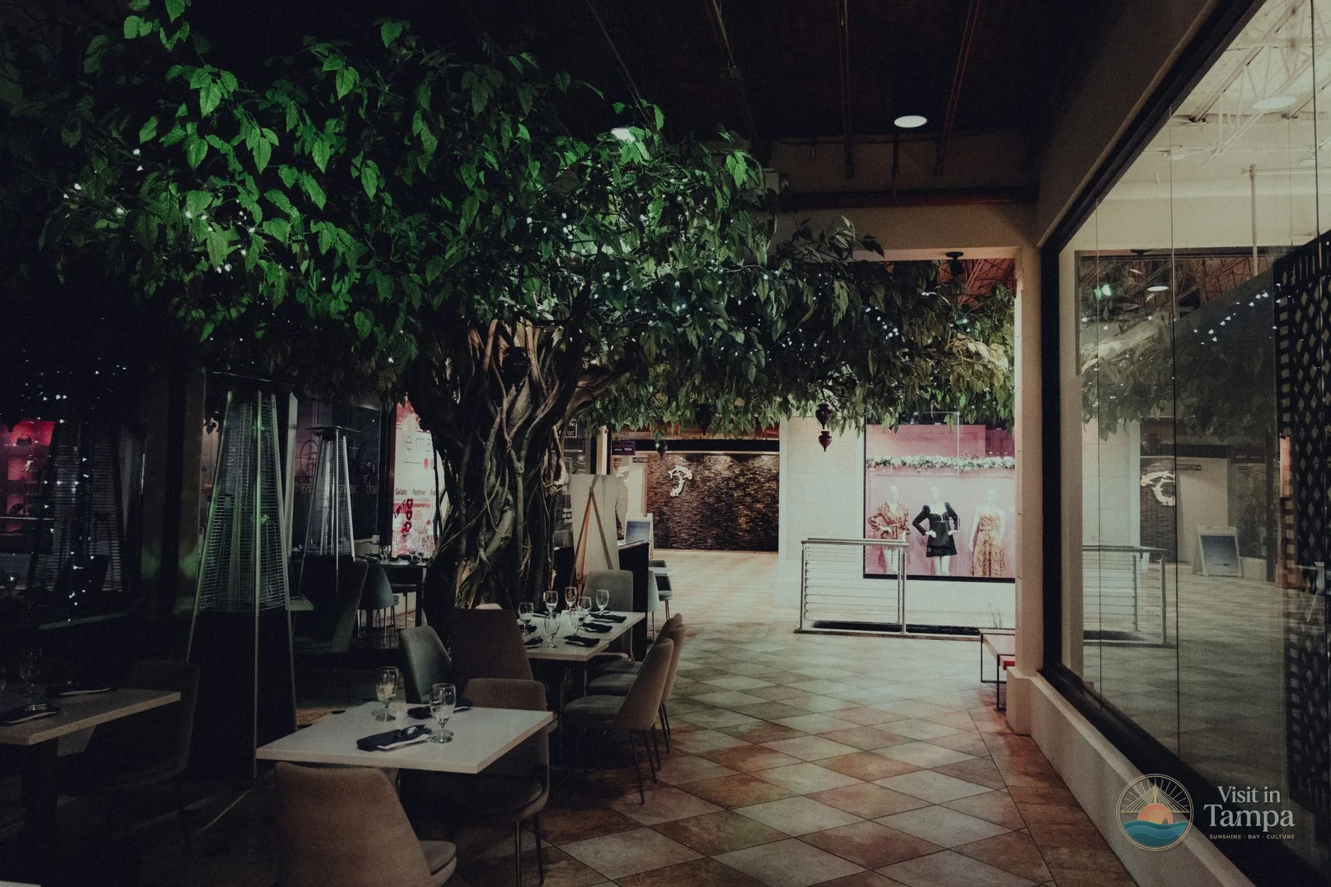 Maestro's restaurant and dining area at the Straz Center, Tampa